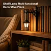 3D Printed Decorative Bookshelf Light Warm Glow & Easy Placement Reading Book Shelf Lights Fantasy Design & Versatile for Study Corner Home Library Decor