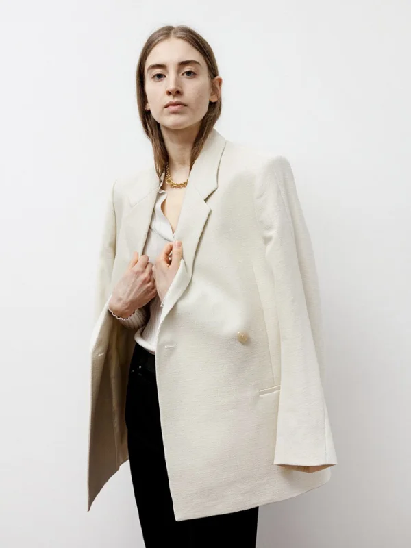 Women's loose casual long-sleeved suit jacket Flusfy