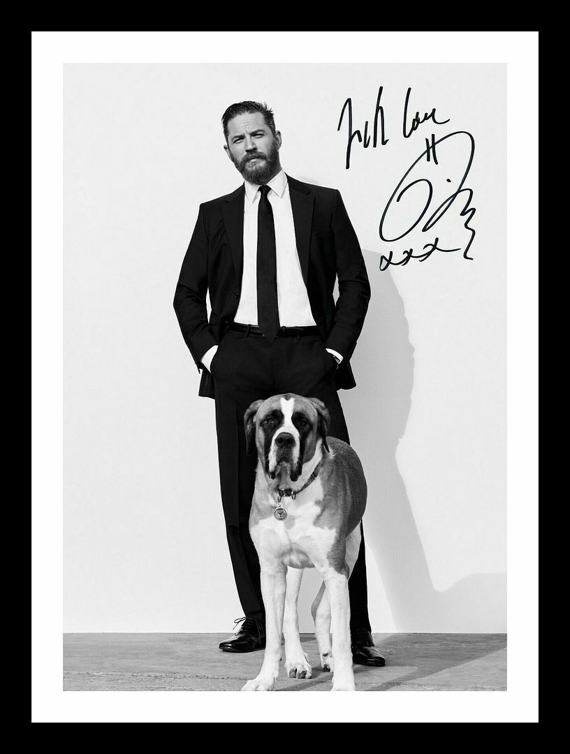 Tom Hardy Autograph Signed & Framed Photo Poster painting 2