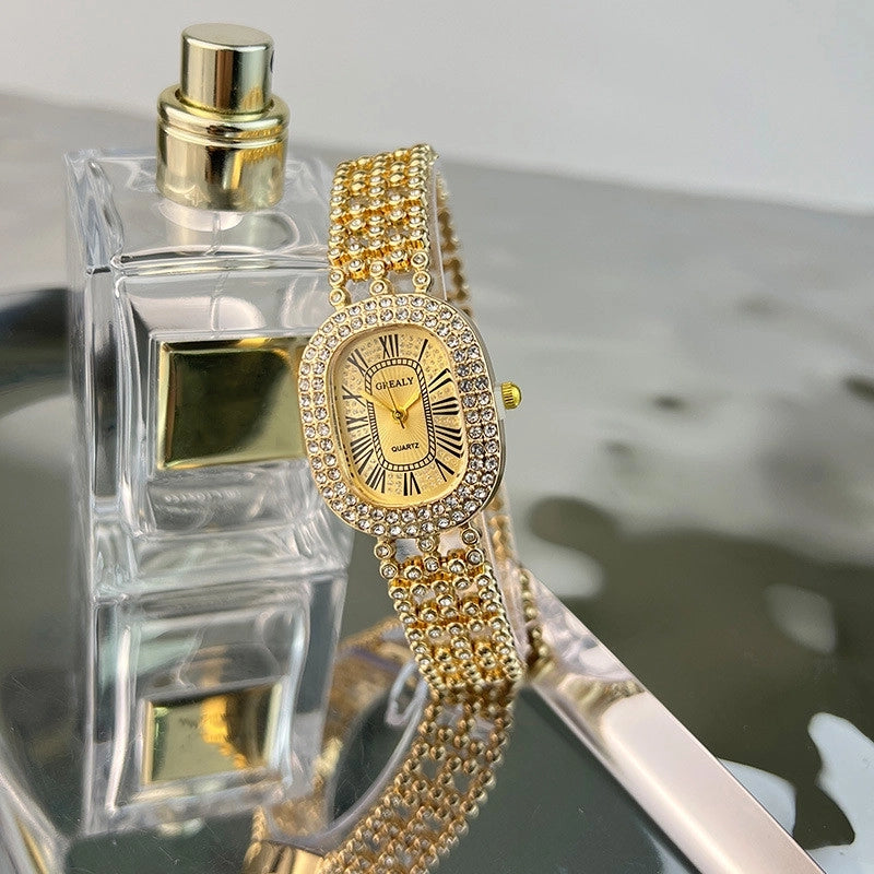 Minimalist Geometric Jewelry Buckle Quartz Women’s Watches