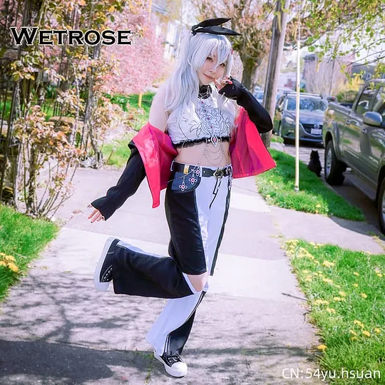 ホロライブ　響咲リオナ　コスプレ衣装Mサイズ Wetrose] In Stock Hololive FLOW GLOW Isaki Riona 響咲リオナ Vtuber