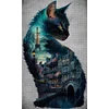 Cat Scenery-11CT Stamped Cross Stitch 40*70cm(Big Size)