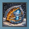 Diamond Painting -DIY Round Drill Winter Leaves(40x40cm)