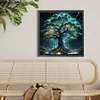 Diamond Painting-5D Full Round Drill Life Tree(40*40 CM)