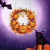 Glowing Pumpkin DIY Acrylic 5D Crystal Diamond Gem Art Hanging Ornament