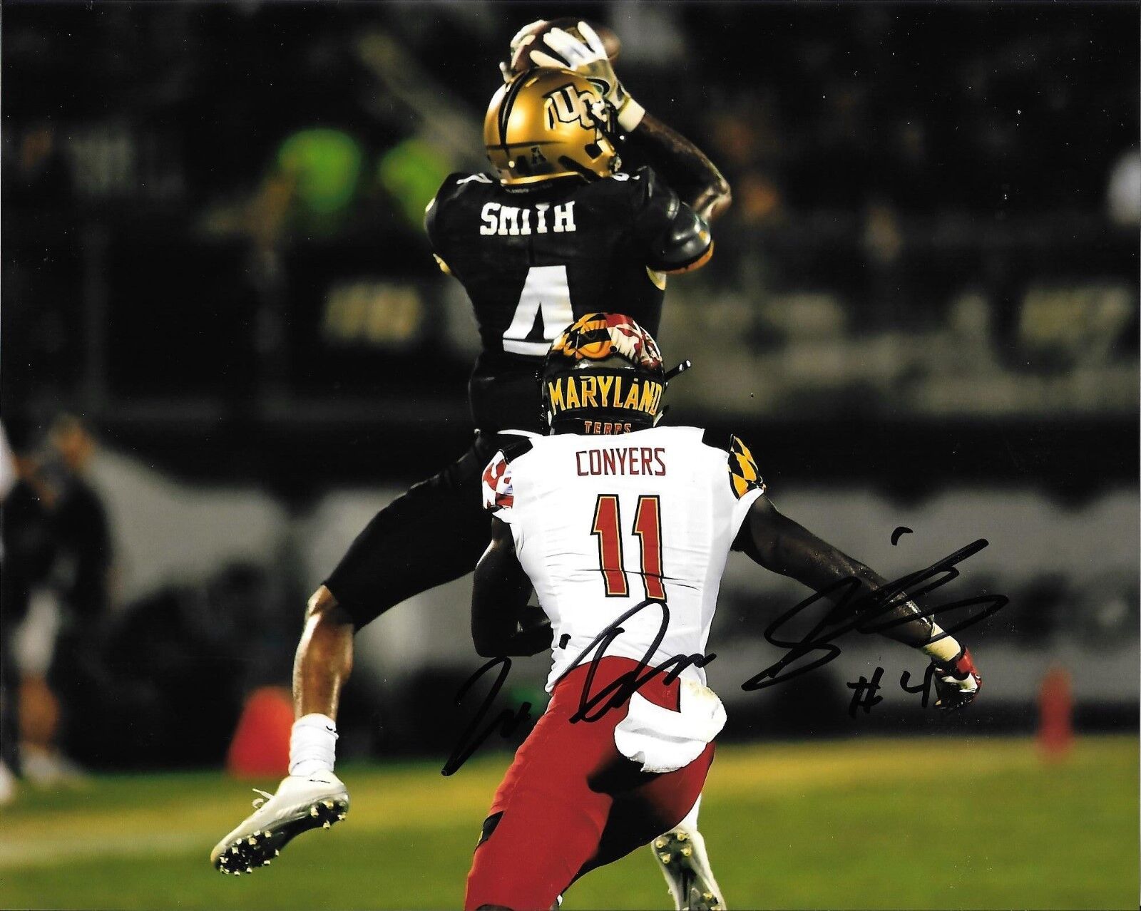 TRE'QUAN SMITH HAND SIGNED UCF CENTRAL FLORIDA GOLDEN KNIGHTS 8X10 Photo Poster painting W/COA
