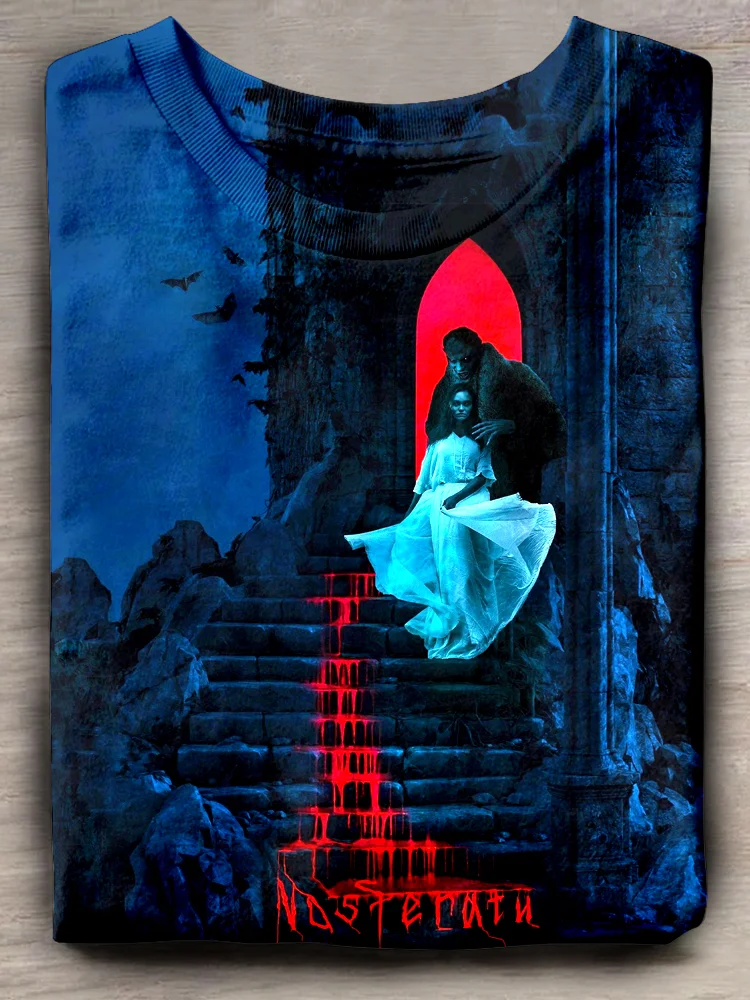 Teecade Stairs Bleeding Art Print T-shirt