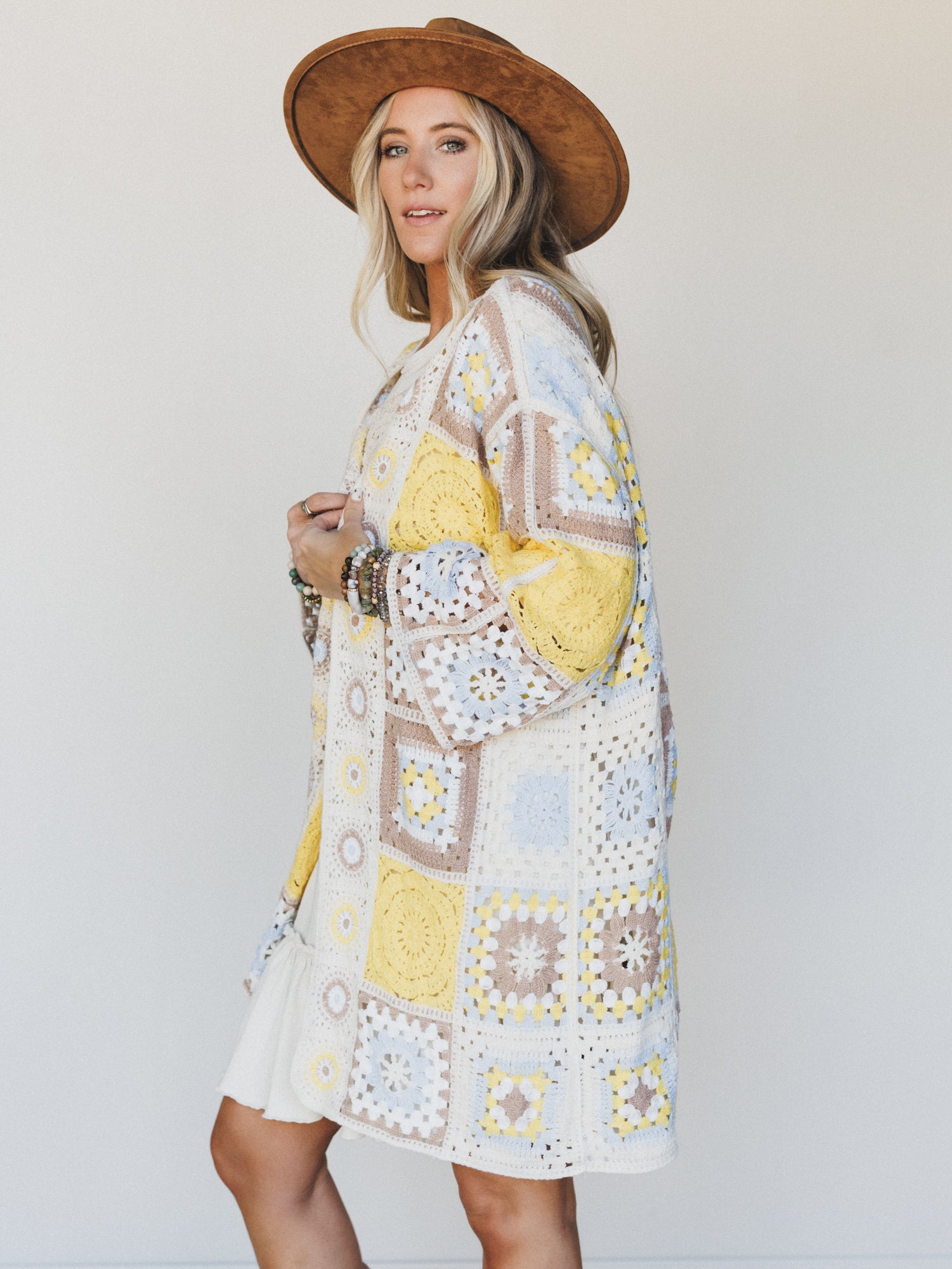 Holiday Journey Cardigan - Yellow Multi