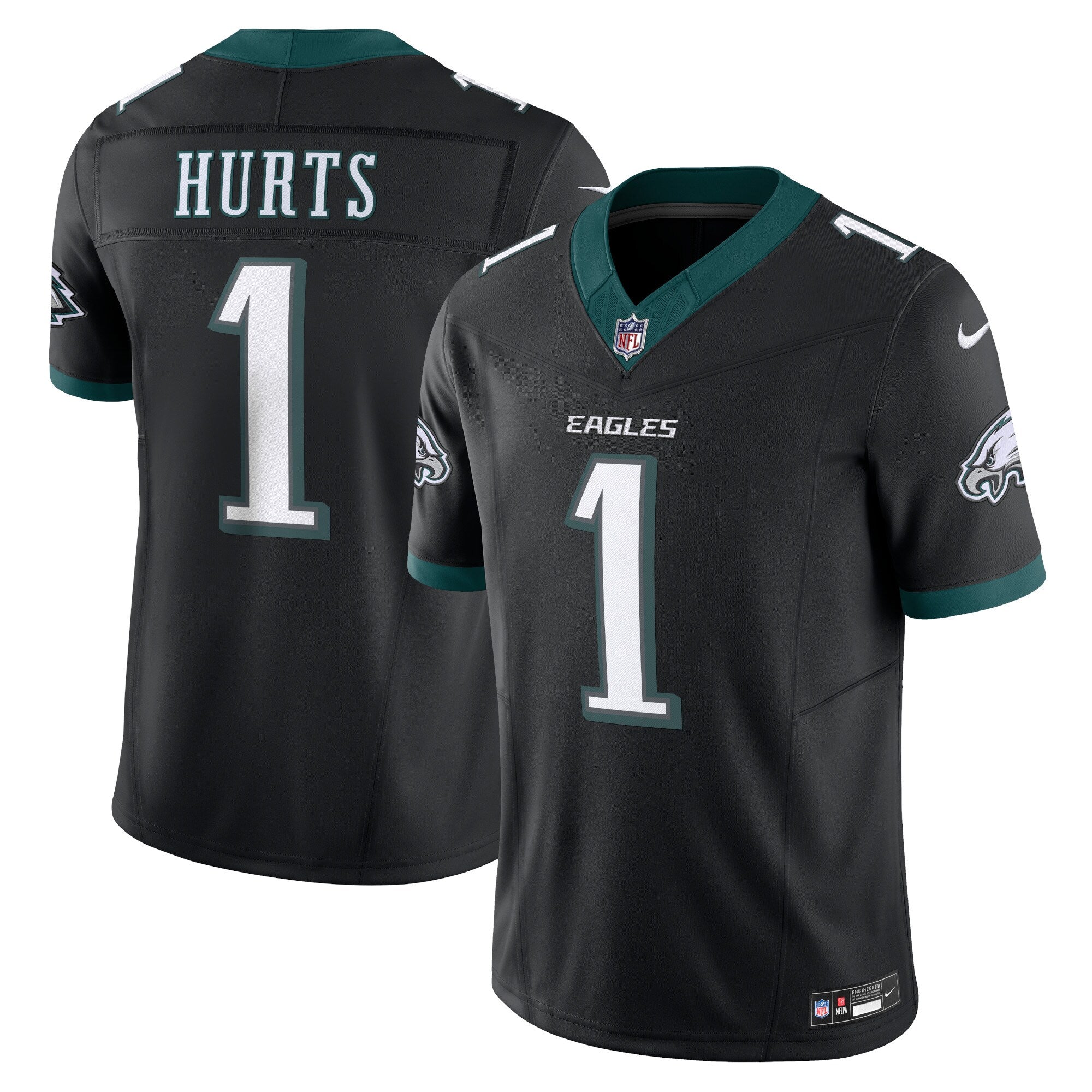 Jalen Hurts Philadelphia Eagles Nike Alternate Vapor F.U.S.E. Limited Jersey - Black mysite