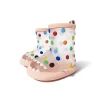 Polka Dot Rainbow Bean shark Adult Rain Boots Women's Fashion 2024 Waterproof Rain Boots Short Tube Water Shoes