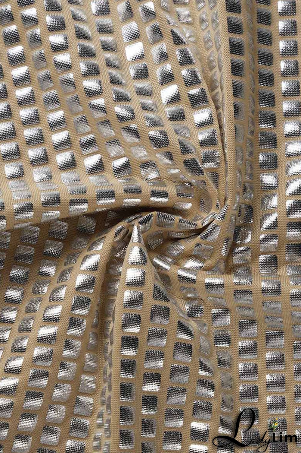 Khaki Sexy Backless Spaghetti Strap Sleeveless Club Dress For Vegas