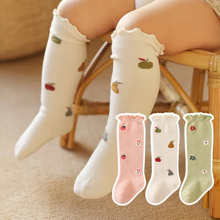 3 Pairs Baby Fruit Warm Socks
