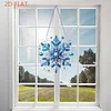 Diamond Painting 2D Flat Winter Snowflake Wall Door Decor