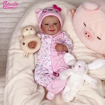 Babeside Smiling Reborn Baby Leen 20'' Little Infant Girl Bestes Geschenk f&uuml;r Kinder