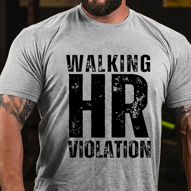 Walking HR Violation T-shirt socialshop