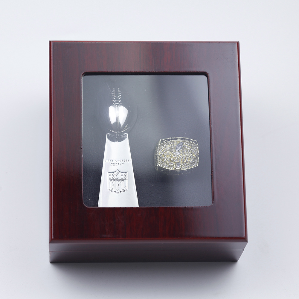 Fans custom-10cm NFL Los Angeles Rams 1999 2021 Super Bowl Trophy Team Logo  Text 2 Trophy Set