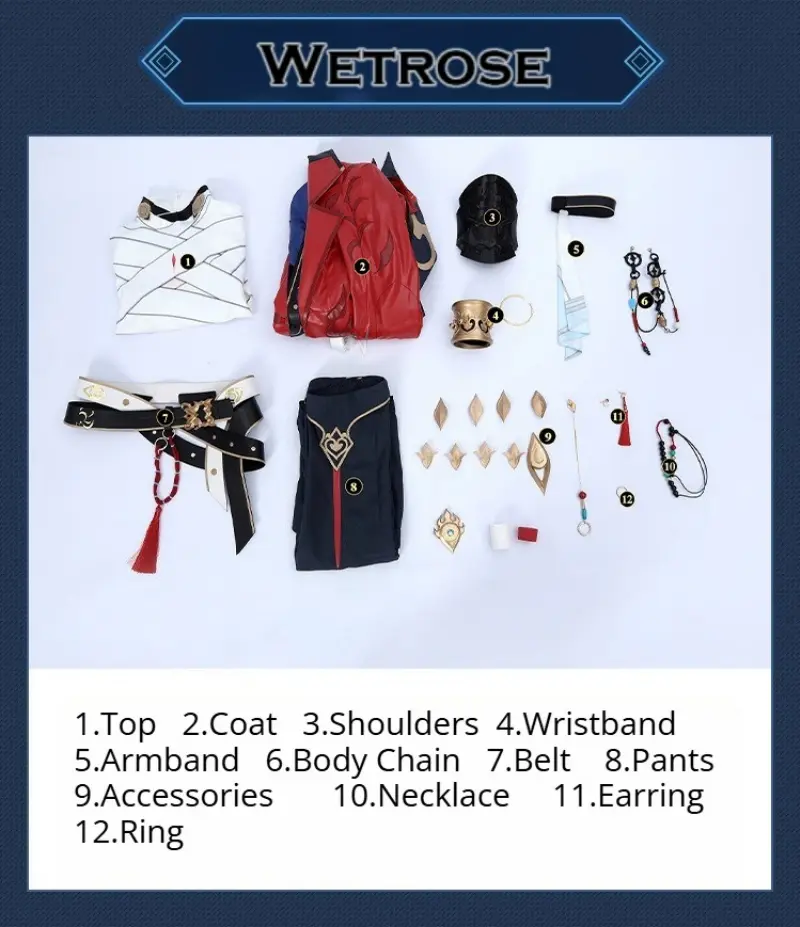 [Wetrose] Pre-Order Honkai: Star Rail Mortenax Blade Game Outfit Cosplay Costume
