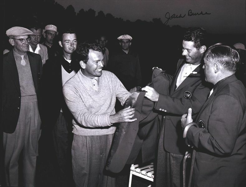 Jack Burke Jr authentic signed golf 11x14 Photo Poster painting W/Cert Autographed 325b1