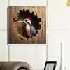 Diamond Painting-DIY Full Round Drill Woodpecker Baby(35x35cm)