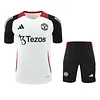 2025/2026 Manchester United Pre-Match Training White Shirt+Shorts 1:1 Thai Quality
