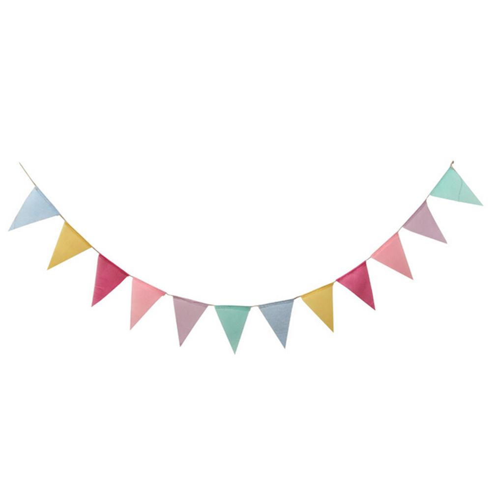 

Triangle Bunting Banners Burlap Jute Flags Wedding Party Hanging Decor, 501 Original