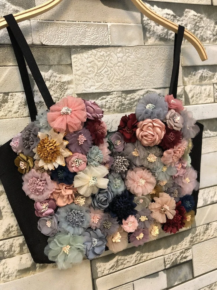 Ellolace 2020 Applique Floral Corselets Women's Bachelorette Bustier Bra Cropped Top Wedding Bralette Vest Sexy Corset Top