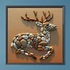Diamond Painting -DIY Round Drill Stone Art Deer(40x40cm)