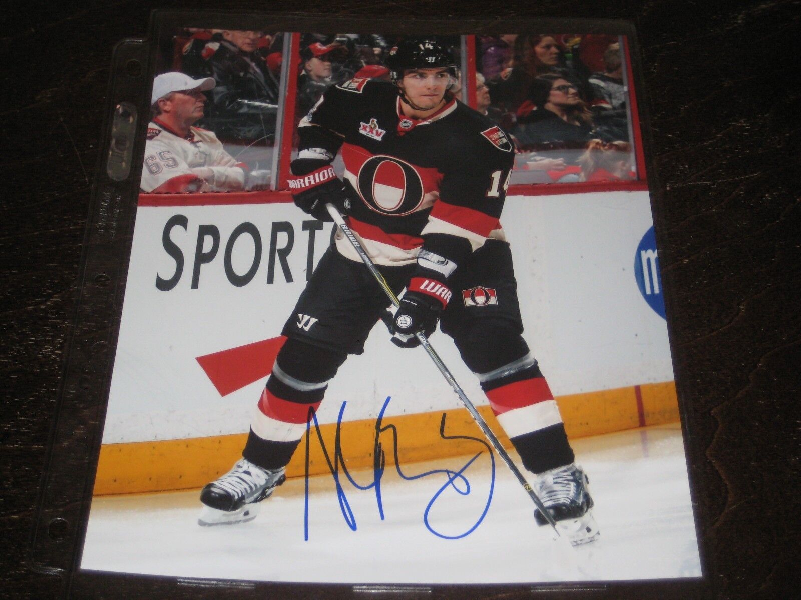 ALEXANDRE ALEX BURROWS autographed OTTAWA SENATORS 8X10 Photo Poster painting #3 L@@K!