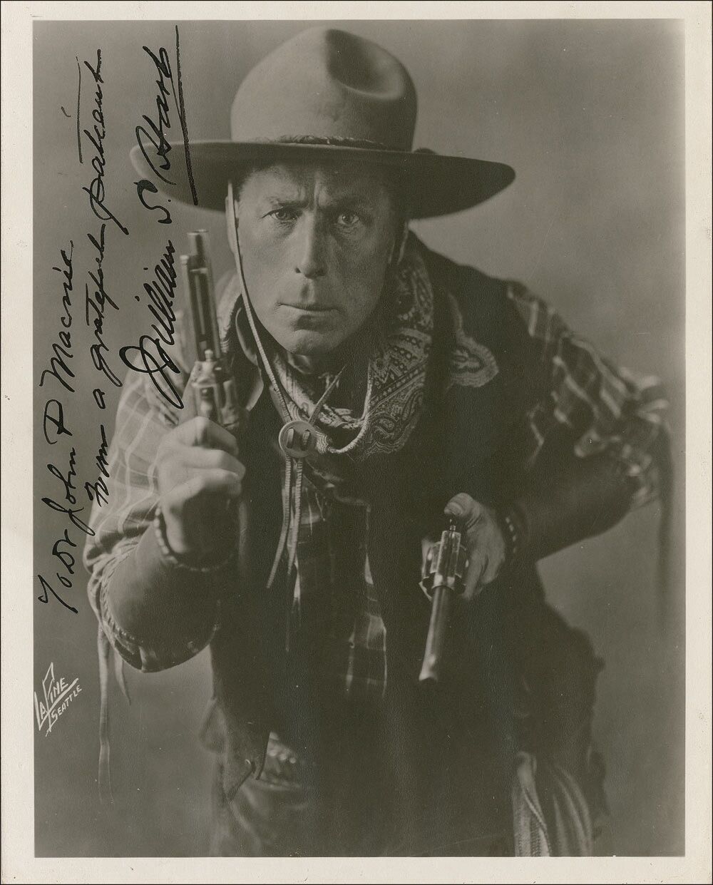 WILLIAM S HART Signed Photo Poster paintinggraph - Film Star Actor - preprint