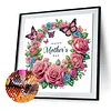 Diamond Painting-DIY Crystal Rhinestone Mother's Day Wreath