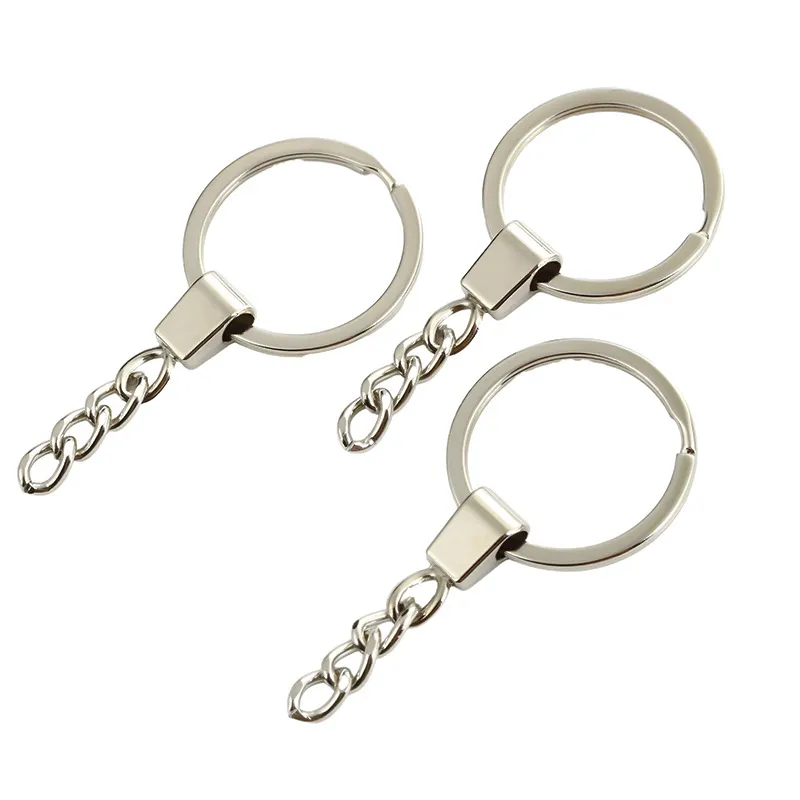Bold 30MM Flat Ring Box Carabiner Fashionable Metal Pendant Keychain Cartoon Iron Style for Jewelry or Personal Use