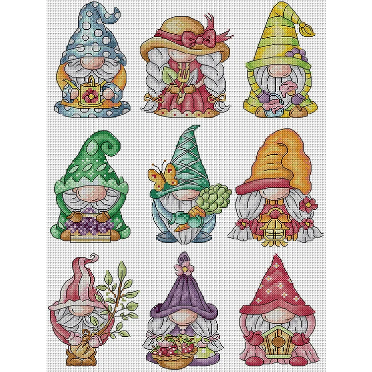 Joy Sunday』DwarfCostume - 14CT Stamped Eco-Friendly Cotton