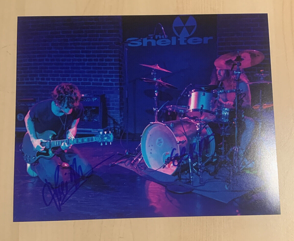 BLACK PISTOL FIRE FULL BAND HAND SIGNED Photo Poster painting 8x10 AUTOGRAPHED GROUP RARE COA