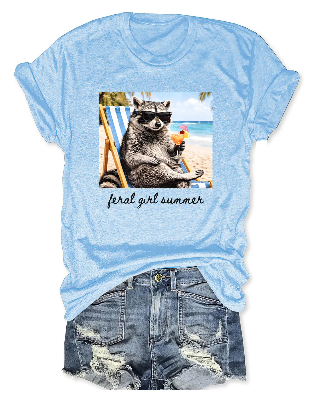 Feral Girl Summer T-shirt