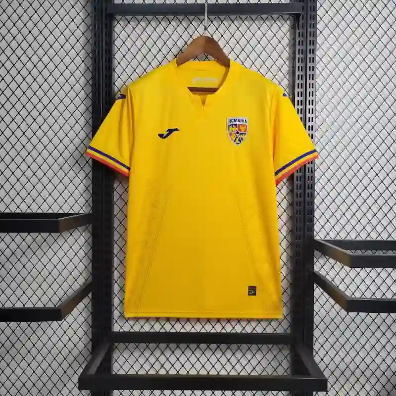 2023 Romania Soccer Jersey Home