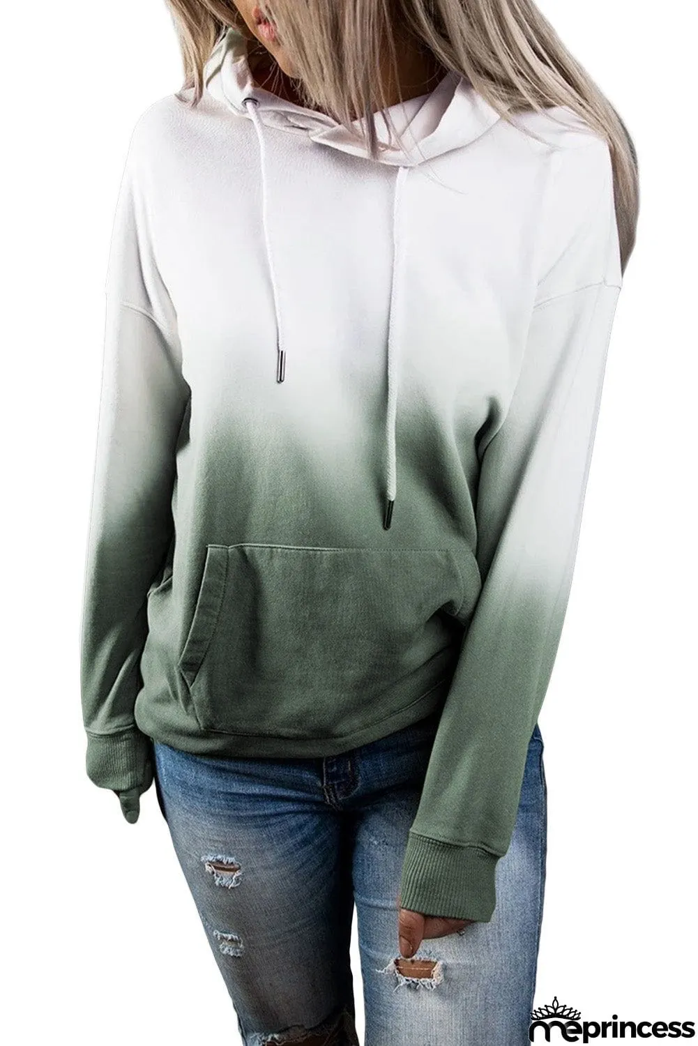 Gradient Long Sleeve Hoodie