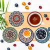8Pcs DIY Mandala Diamond Painting Coasters Set With Holder