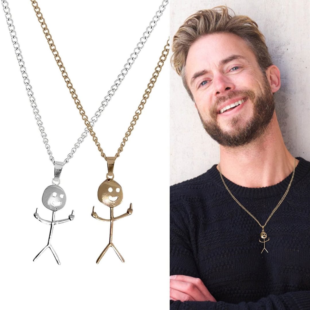 Unisex Funny Doodle Necklace