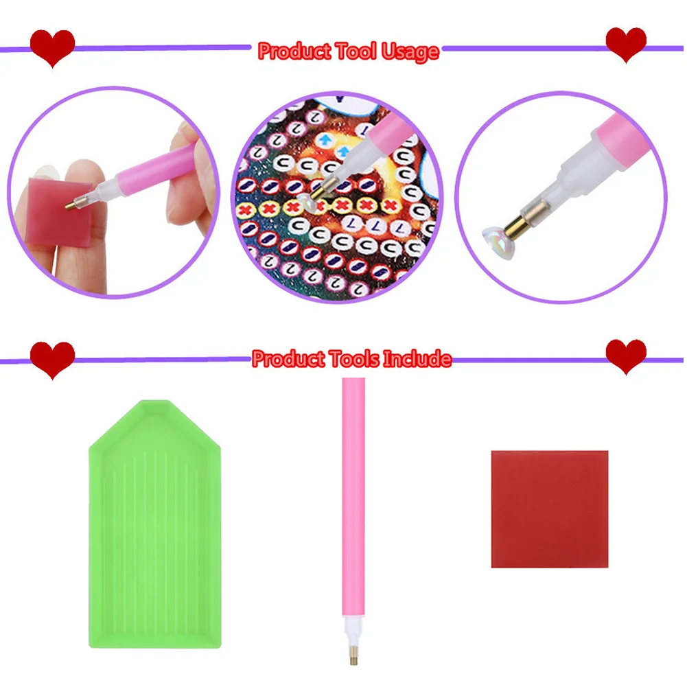 5D DIY Full Round Crystal Rhinestone Diamond Painting Sea Tuetle Kit Home Decor Art Craft For Kid(Canvas|15*15cm)【with Wooden Frame】