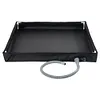 Portable Shower Pan with Drain Hose Foldable Shower Base for Indoor and Outdoor