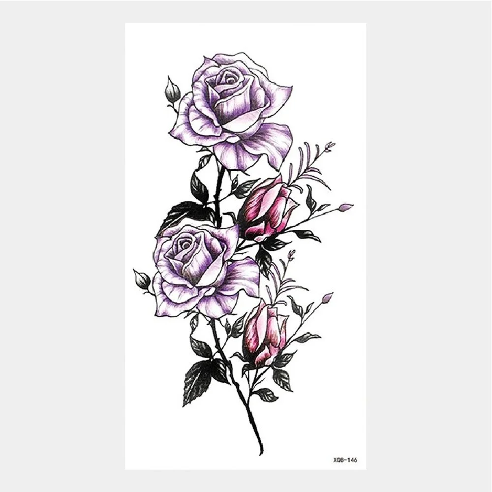 Sdrawing Tattoo Stickers Animal Tatoo Sticker Flying Dragon Wolf Head Tiger Dream Catcher Fake Tatto Body Art Makeup Stickers