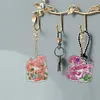 16pcs Garden Goblin DIY Diamond Painting Keychain Kit Single Side Craft