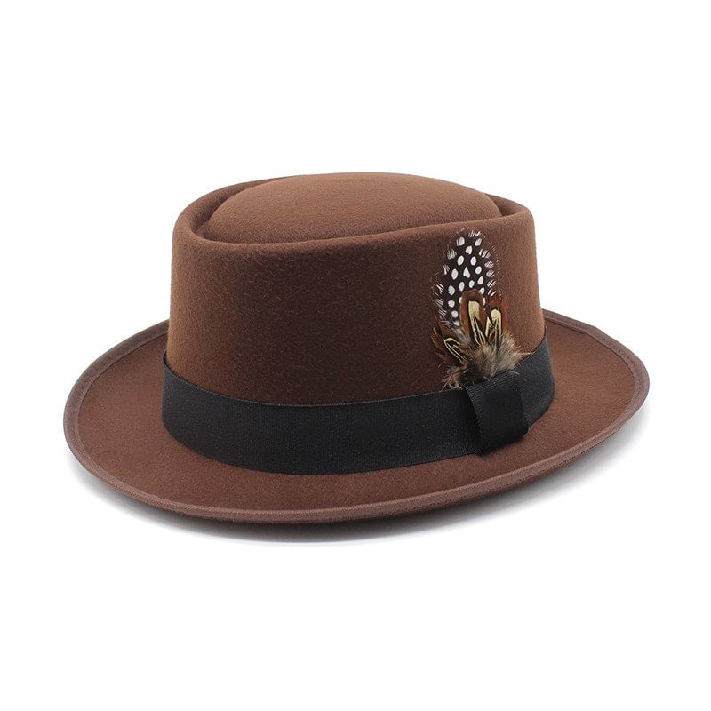 Kent Pork Pie Hat - Brown