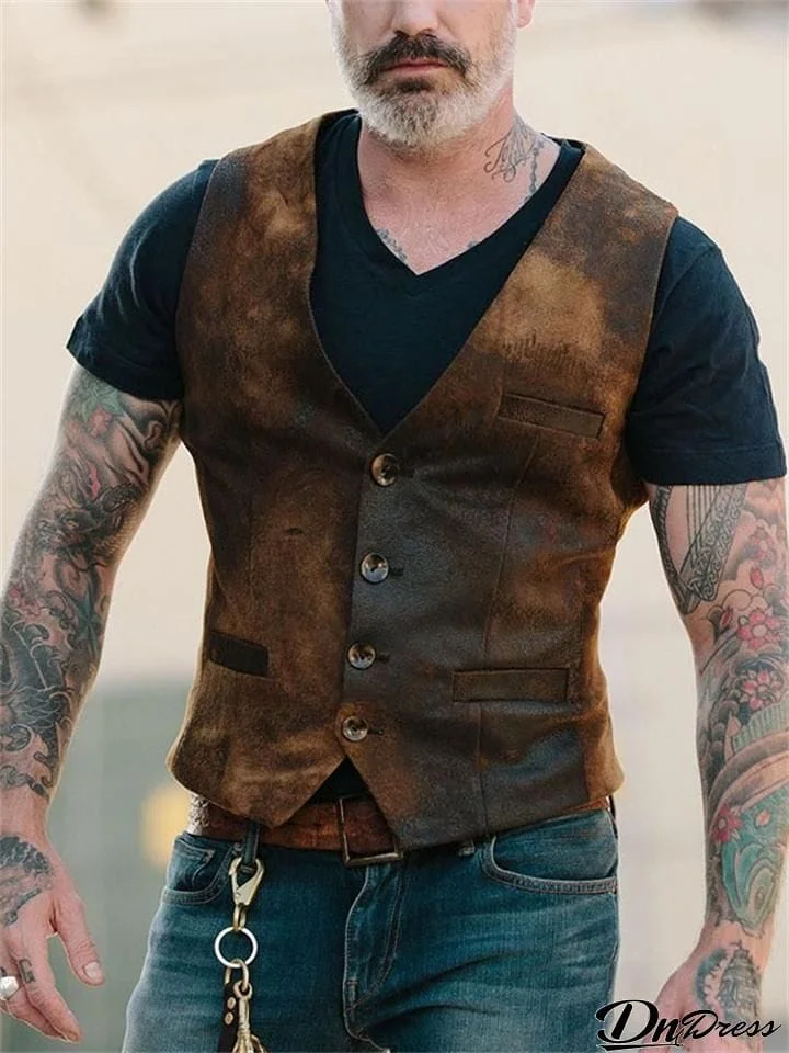 Men's Simple Fashion Waistcoat