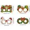 DIY Diamond Painting Christmas Glasses Frame No Lens 4pcs(Merry Christmas)