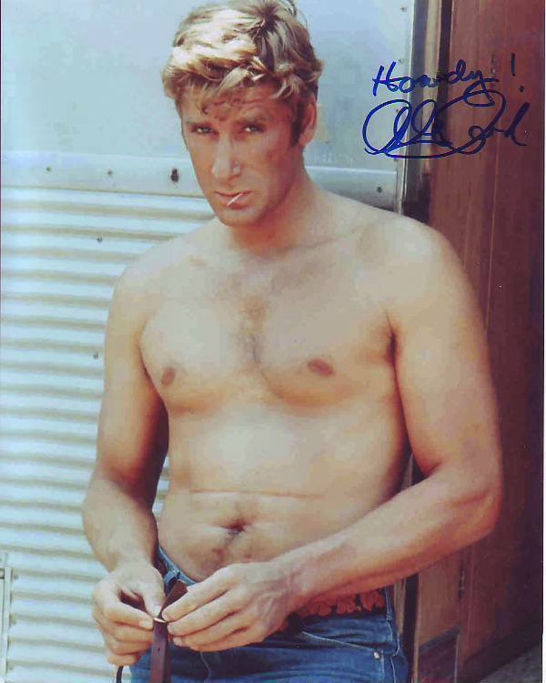 Alex cord signed autographed shirtless 8x10 Photo Poster painting great content