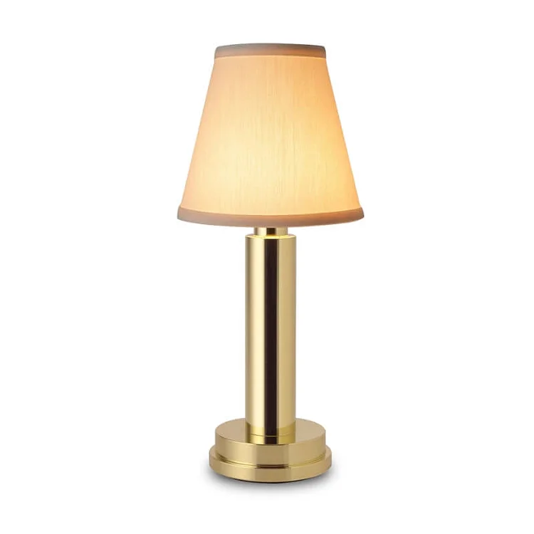 LED Cordless Silk Metal Table Lamp