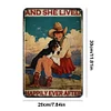 And She Lived Happily Ever After - Vintage Metal Signs - 20*30cm/30*40cm - Western