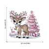 Diamond Painting Acrylic Christmas Elk Hanging Pendant Kit for Decoration