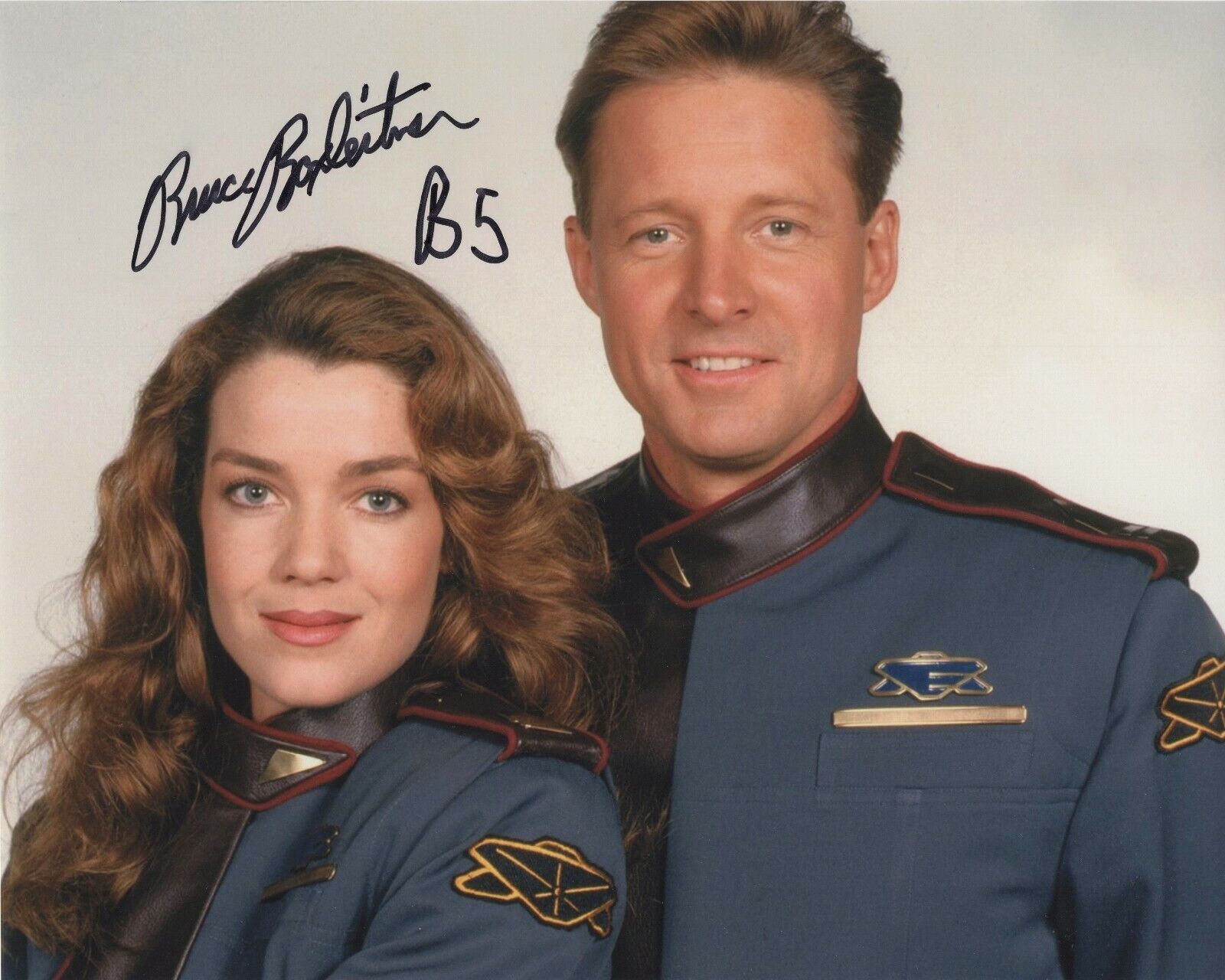 BRUCE BOXLEITNER SIGNED AUTOGRAPH BABYLON 5 8X10 Photo Poster painting